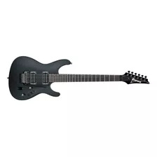 Guitarra Eléctrica Ibanez S Standard S520 Double-cutaway De Meranti Weathered Black Con Diapasón De Palo De Rosa