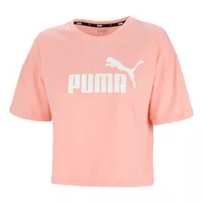 Remera Puma Essentials Cropped Logo Sportstyle Mujer Moda Ro