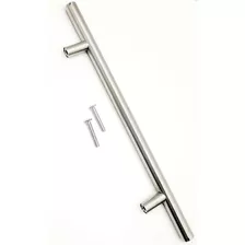 Puxadores Tubular Haste Aço Inox Escovado 192mm 01 Peça