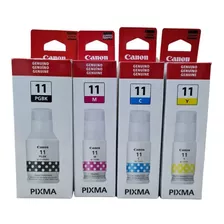 Kit 4 Tintas Canon Originales 11 Para Pixma G2160 G3160 