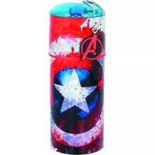 Botella Con Pico Y Tapa Capitan America Licencia Oficial 