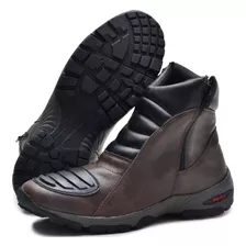 Bota Para Motociclista Motoqueiro C/ Proteção De Marcha 