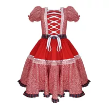 Vestido Festa Junina Quadrilha São Jão Adulto 