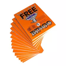 15 Bloco Cartelas Jogo Bingo Papel Jornal 100fls 8x10