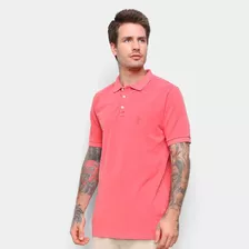 Camisa Polo Basica Piquet Algodão Estonado Aleatory