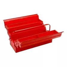 Caja De Herramientas Metálica 5 Compartimientos Bahco Color Rojo