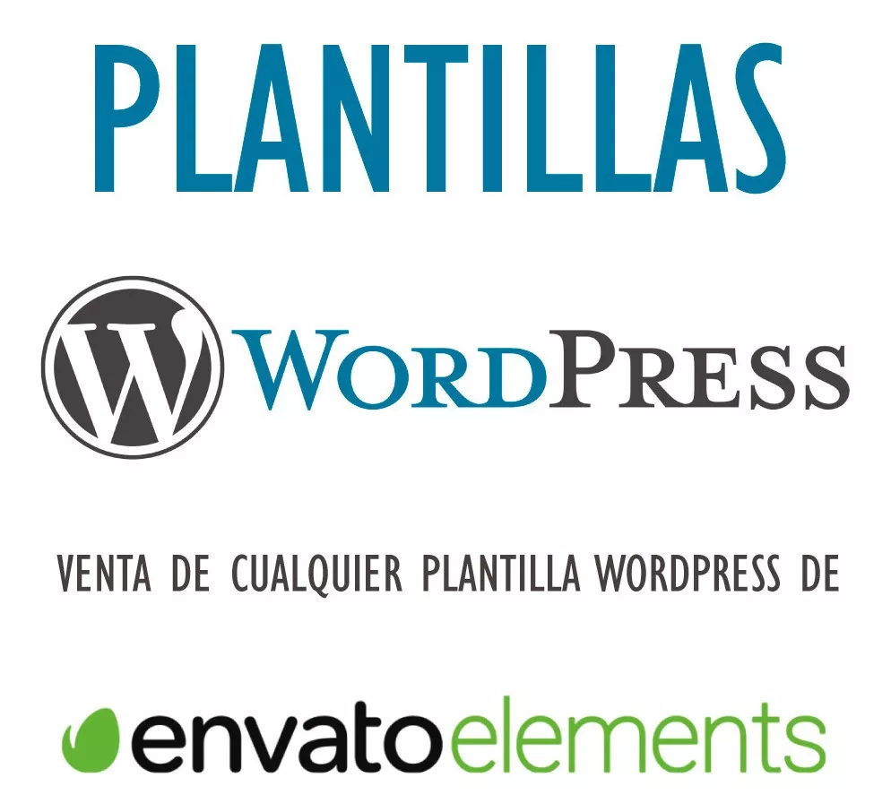 Plantillas Wordpress - Cualquiera De Elements Envato