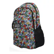 Mochila Puma Academy Compartimento Para Laptop Color Gris 