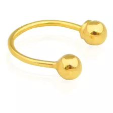 Piercing Ferradura Hélix Cartilagem Em Ouro 18k 