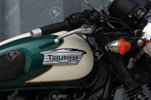 Par Emblemas Tanque Triumph Bonneville Thruxton Scrambler  Foto 4