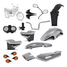 Kit Plástico Adesivado Ybr 125 2000 Até 2008 + Suporte Placa