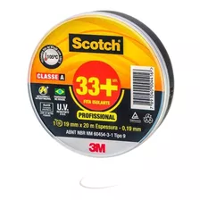 Fita Isolante 3m Scotch 33+ 19mm X 20 Metros Suporta 105°c