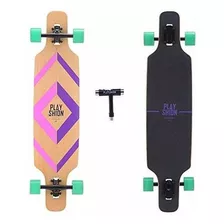 Playshion 39 Pulgadas Gota A Través De Freestyle Longboard S