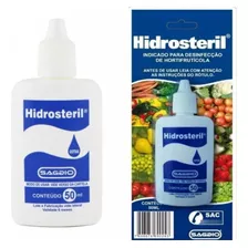 Hidrosteril Plus 50 Ml Germicida Para Alimentos C/ 10 Unid