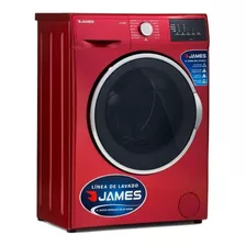 Lavarropas James Lr1008 6 Kg Rojo 1000rpm 15 Prog Gtía James