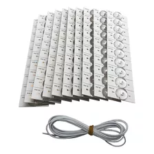 100 Abalorios De Lámpara De 3 V Smd Con Lente Óptica Flite