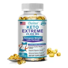 Keto Extreme Por 60 Cáp Quemador D - Unidad a $1339