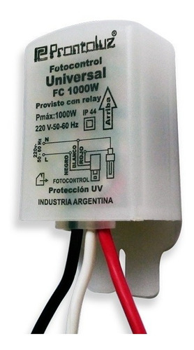 Fotocontrol 12v 150w Energia Solar Led T/tipo Lamp Prontoluz