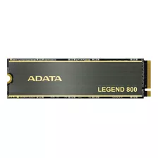 Disco Ssd Adata Legend 800 500gb M.2 Pcie Gen4x4 Nvme C Color Gris