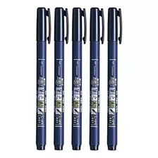 Fudenosuke Brush Pen Soft Tip Black - Tombow Lettering 5 Und