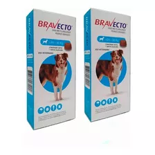 Antipulgas Antigarrapas Bravecto 1000 Mg 20-40 Kg Pack X2
