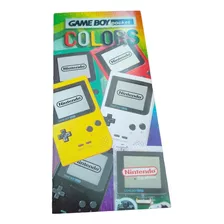 Folder Game Boy Colors 1995 Nintendo - Raro Coleção Cartucho