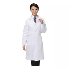 Casaco Feminino, Uniforme Médico, Gola Lapela, Manga Comprid