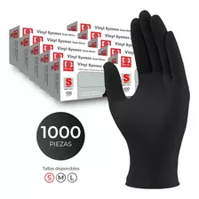 Guantes De Nitrilo Vinil Negro Libre De Latex 1000 Piezas Talla Chico