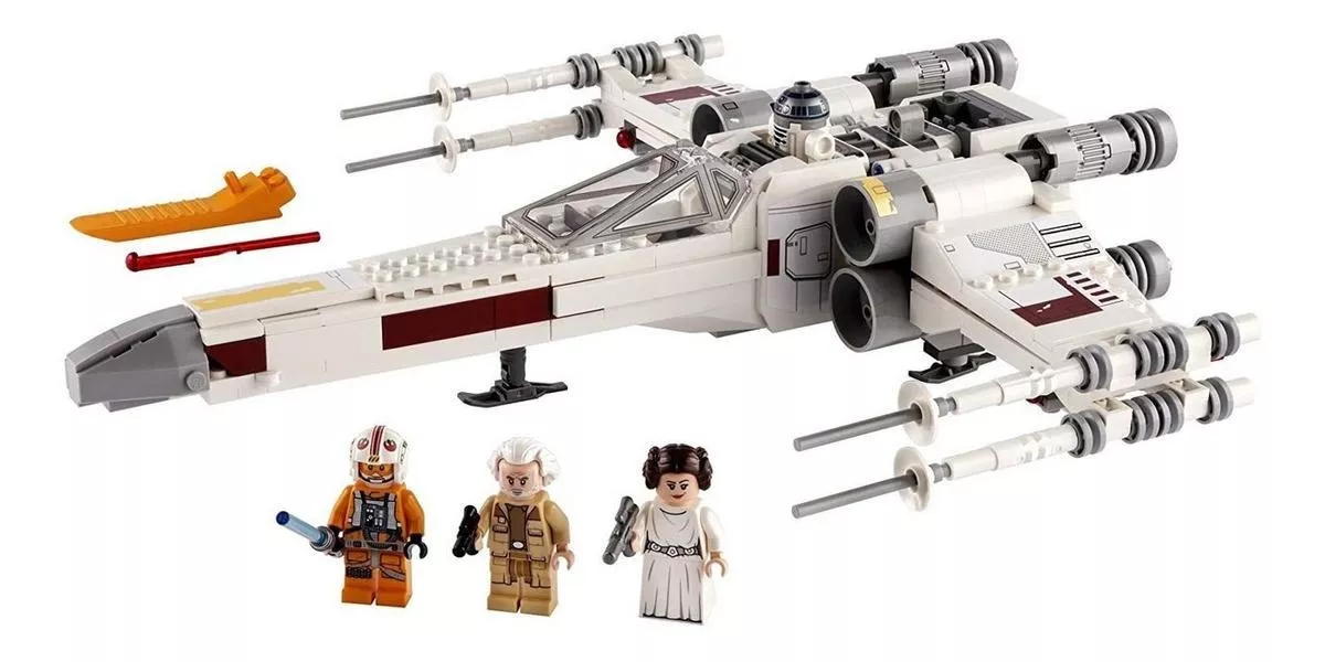 Blocos De Montar  Lego Star Wars Luke Skywalkers X-wing Fighter 474 Peças  Em  Caixa