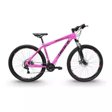 Mountain Bike Adulto Aro 29 Suspensao Tks 29 Freio À Disco Cor Pink Tamanho Do Quadro 17.5