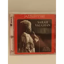 Sarah Vaughan En Buenos Aires Cd Doble Nuevo 