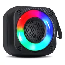 Caixa De Som Caixinha Bluetooth Portatil Led Rgb Fm Usb Sd