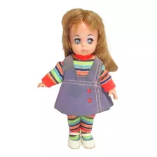 Antiga Boneca Lucy Da Estrela Anos 60 Mini Doll Faz Pose