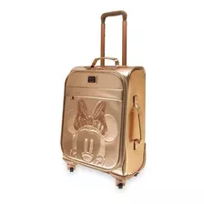 Maleta Con Ruedas Minnie Mouse By Loungefly Briar Rose Gold