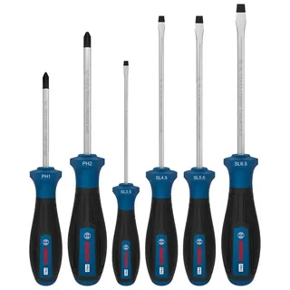 Set Destornilladores 6pz Bosch Pro Phillips Planos