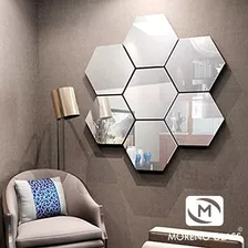 Espejos Hexagonales Modernos 