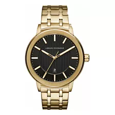 Relógio Masculino Armani Exchange Dourado Ax1456/4pn