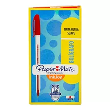 Bolígrafo Paper Mate Pluma Kilometrico 1.00 Mm 12 Pz Mayoreo