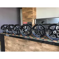 Par De Rodas Ag Force Lançamento 15x3.5 Pretas 4x100