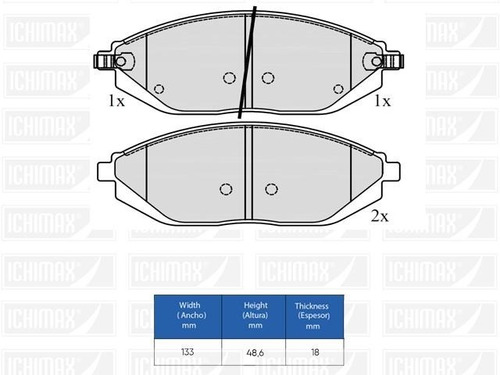 Pastillas Freno Delanteras Chevrolet Spark Gt/ Beat/ Joy Foto 2