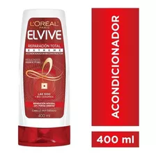 Acondicionador L'oréal Paris Elvive Reparación Total Extreme Para Cabellos Muy Dañados Botella 400 Ml