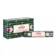 Incenso Massala Satya Jasmine Box Com 12 Caixas De 15 Gramas