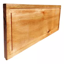 Tabla De Asado Cortar Madera Impecable De Eucalipto 40x25x22