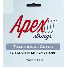 Cuerdas Apex P Bajo Eléctrico 4 Set 45/105 Traditional Cryos