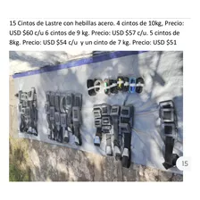 Cinturones De Lastre Para Buceo. Diferentes Pesos