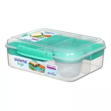 Hermético Sistema Bento To Go Con Pote Para Yogurt 1.65 Lts