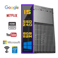 Computador Barato Intel I5 650 Ssd 240 8gb Memoria Ram Ddr3