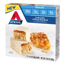 Atkins Snack Bar Caramel Apple Pie, 5 Count