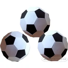 Plantilla Imprimible Balón Fútbol De Papel Decorar Eventos