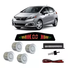 Sensor De Estacionamento Honda Fit Todos Modelos Prata 22mm